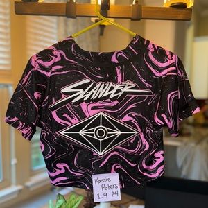 Small Pink Cropped Slander jersey